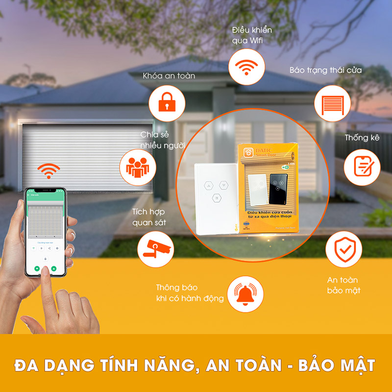 Công Tắc Cửa Cuốn Datic Smart Door